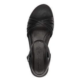 Tamaris Keilsandalen Schwarz