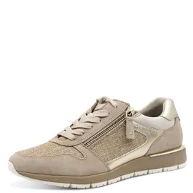 Tamaris PureRelax Sneakers Ivoor Suède
