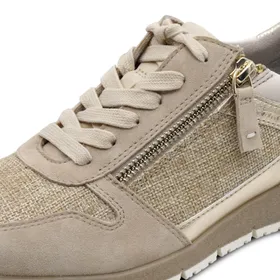 Tamaris PureRelax Sneakers Ivoor Suède