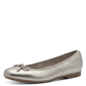 Tamaris Comfort Ballerines Or Cuir