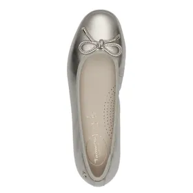 Tamaris Comfort Ballerines Or Cuir