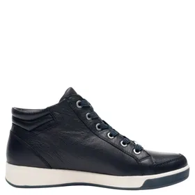 Ara Sneakers Blauw Leer