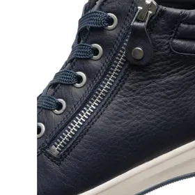 Ara Sneakers Blauw Leer