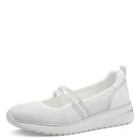 Marco Tozzi Ballerines Compensées Blanc