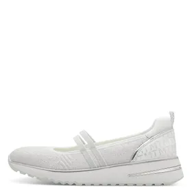 Marco Tozzi Ballerines Compensées Blanc