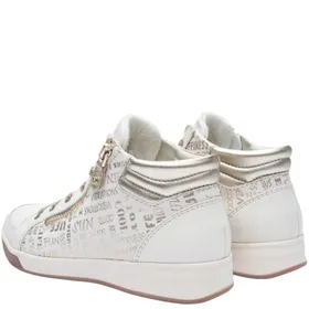 Ara ROM-ST-HIGH-SOFT Sneakers Creme Leder