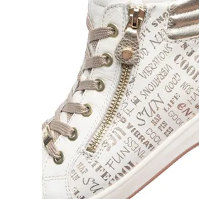 Ara ROM-ST-HIGH-SOFT Sneakers Creme Leder