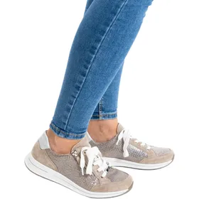 Ara Osaka 2.0 Sneakers Taupe Cuir