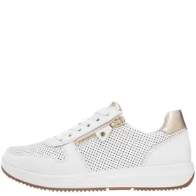 Ara Osaka 3.0 Sneakers Weiß Gold Leder