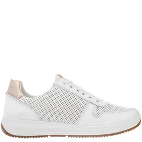 Ara Osaka 3.0 Sneakers Weiß Gold Leder