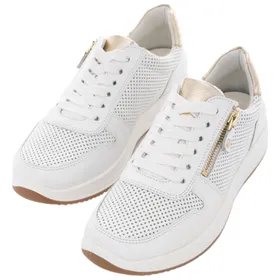 Ara Osaka 3.0 Sneakers Weiß Gold Leder