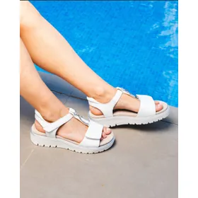 Ara Comfort Bilbao-S Sandals White Leather