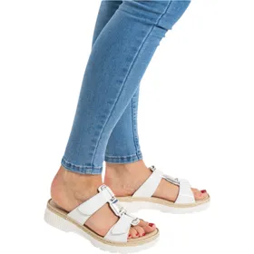 Ara Capri-S Mules White Leather