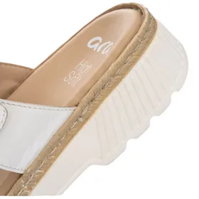 Ara Capri-S Mules White Leather