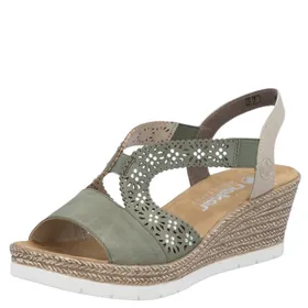 Rieker Nabukino Morelia Sandals Green