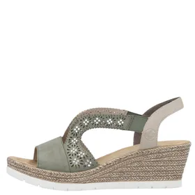 Rieker Nabukino Morelia Sandals Green