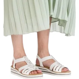 Rieker Alabama Sandals White