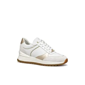 GEOX Desya Sneakers White Gold Leather