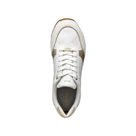 GEOX Desya Sneakers White Gold Leather
