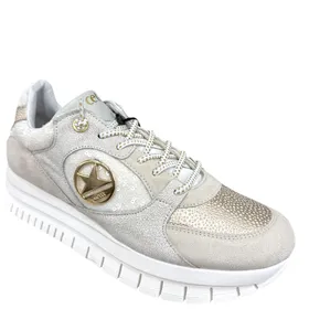 Cetti Sneakers Ivoire Cuir