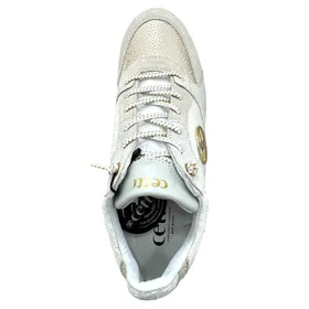 Cetti Sneakers Ivoire Cuir