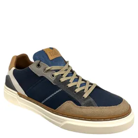Bull Boxer Sneakers Bleu Cuir