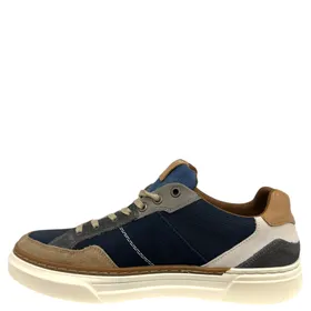 Bull Boxer Sneakers Bleu Cuir