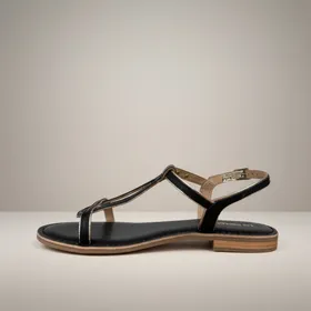 Les Tropéziennes Hamatrio Sandales Cuir Noir