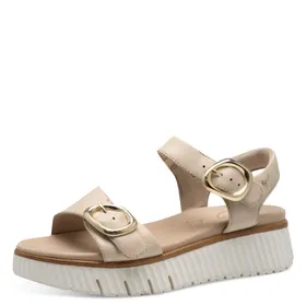 Tamaris Comfort Sandals Ivory Leather