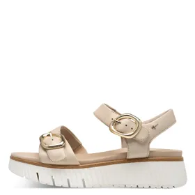 Tamaris Comfort Sandals Ivory Leather