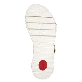Tamaris Comfort Sandals Ivory Leather