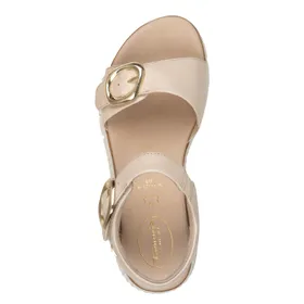 Tamaris Comfort Sandals Ivory Leather