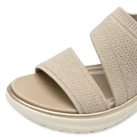 Tamaris Comfort Sandals Beige Textile