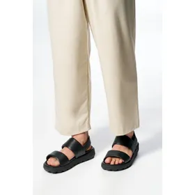 GEOX Spherica Sandalen Zwart Leer