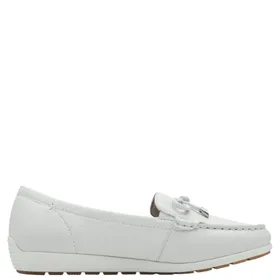 Tamaris Comfort Mocassins Blanc Cuir