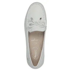 Tamaris Comfort Mocassins Blanc Cuir