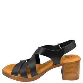 HEE Sandales Zwart Leer