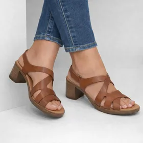 HEE Sandales Bruin Leer