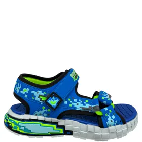 Skechers Mega-Splash 4K Sandalen Blauw