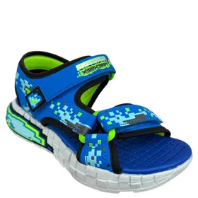 Skechers Mega-Splash 4K Sandalen Blauw