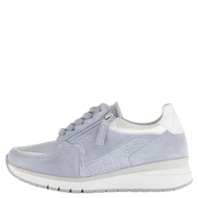 Gabor Comfort Sneakers Blauw Leer