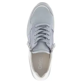 Gabor Comfort Sneakers Blauw Leer