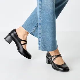 Tamaris Mary Jane Ballerines Noir Cuir