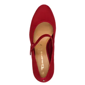 Tamaris Pumps Rood Leer