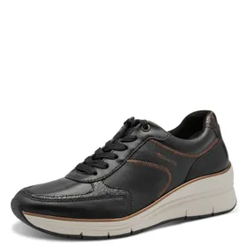 Tamaris Sneakers Black Leather-Textile