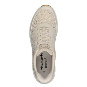 Tamaris Sneakers met sleehak Ivoor