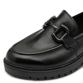 Tamaris Loafers Black Leather