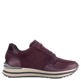 Gabor Comfort Sneakers Red Leather
