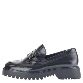 Gabor Comfort Mocassins Leer Zwart