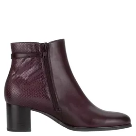 Gabor Comfort Bottines Rouge Cuir